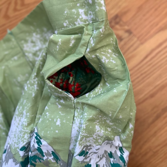 Obbue NWOT A-line Printed Pleated Midi Skirt (M) - Picture 6 of 13